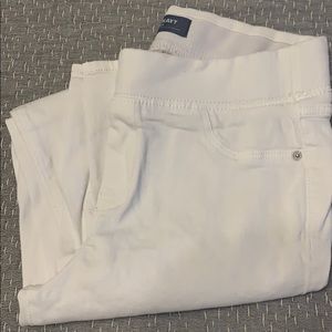 NWOT White Old Navy Rockstar Jeans